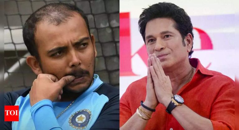 ‘Wapas ट्रॅक पे आजा’: पृथ्वी शॉ सचिन तेंडुलकरचा सल्ला आठवते