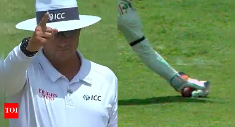 डीआरएस आपत्ती? दोन दिवसात तीन धक्कादायक पंच निर्णय रॉक डब्ल्यूआय वि ऑस चाचणी