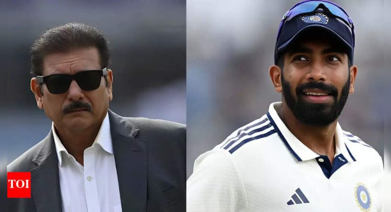 ‘तो ऐकत आहे’: रवी शास्त्रीच्या ऑन-एअर टिप्पणीवर जसप्रिट बुमराह हसतात-पहा