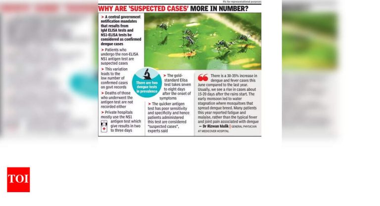 पुणे रुग्णालये डेंग्यूच्या प्रकरणांमध्ये वाढ नोंदवतात