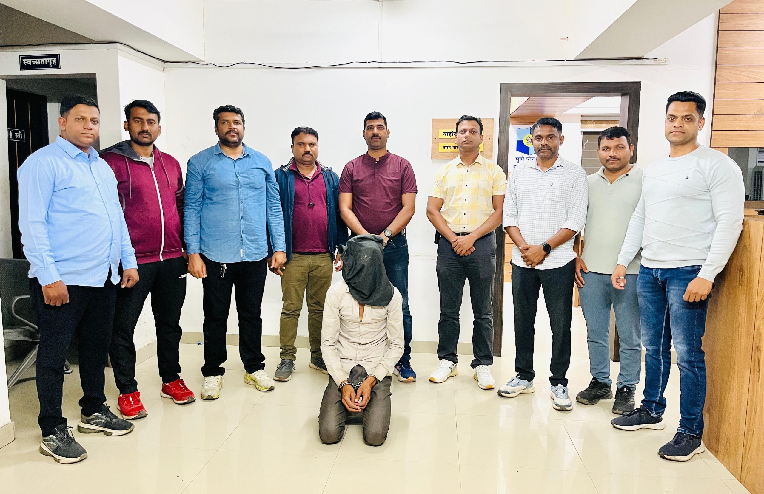 युनिट 6 ची दमदार कामगिरी दरोड्याच्या गुन्ह्यातील फरार आरोपी नाशिक येथून जेरबंद