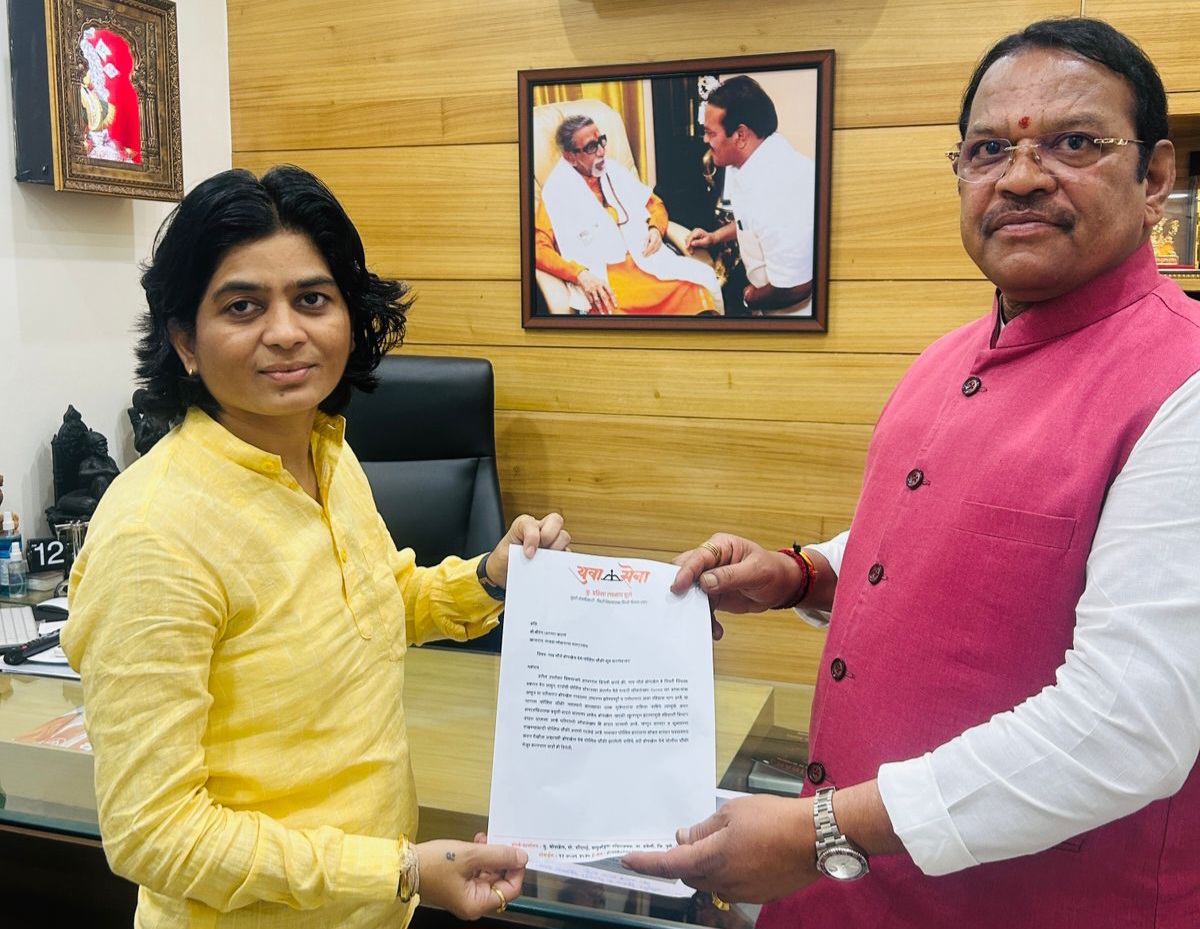 पुणे बोपखेल गाव येथे पोलिस चौकी सुरु करा- प्रतिक्षा घुले यांचे खा,बारणे यांना निवेदन