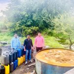 वाडे बोल्हाईत अवैध दारू भट्टी उध्वस्त यूनिट ६ ची कामगिरी