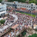 माऊलींचे जन्मोत्सव ७५० व्या वर्षा निमित्त  माऊलींचे मंदिरात संत तुकाराम महाराज संत पादुका भेट 