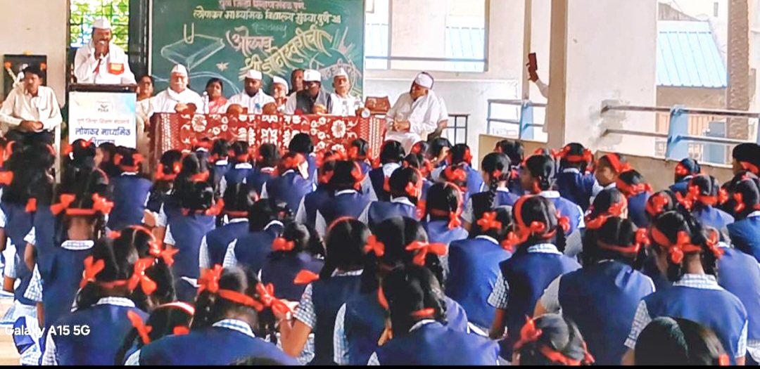 लोणकर विद्यालयात ओळख श्री ज्ञानेश्वरीची उपक्रमास प्रारंभ 