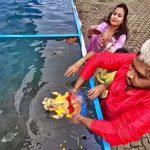 कास्बा गणपती मंडल विसर्जन टाक्यांमध्ये पाण्याची योग्य विल्हेवाट लावण्याची मागणी करतात