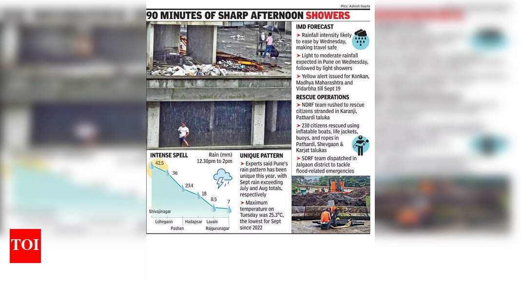 आयएमडी म्हणतात की आजपासून पावसाची तीव्रता कमी होण्याची शक्यता आहे; घाट भागात प्रवास करण्यासाठी सुरक्षित