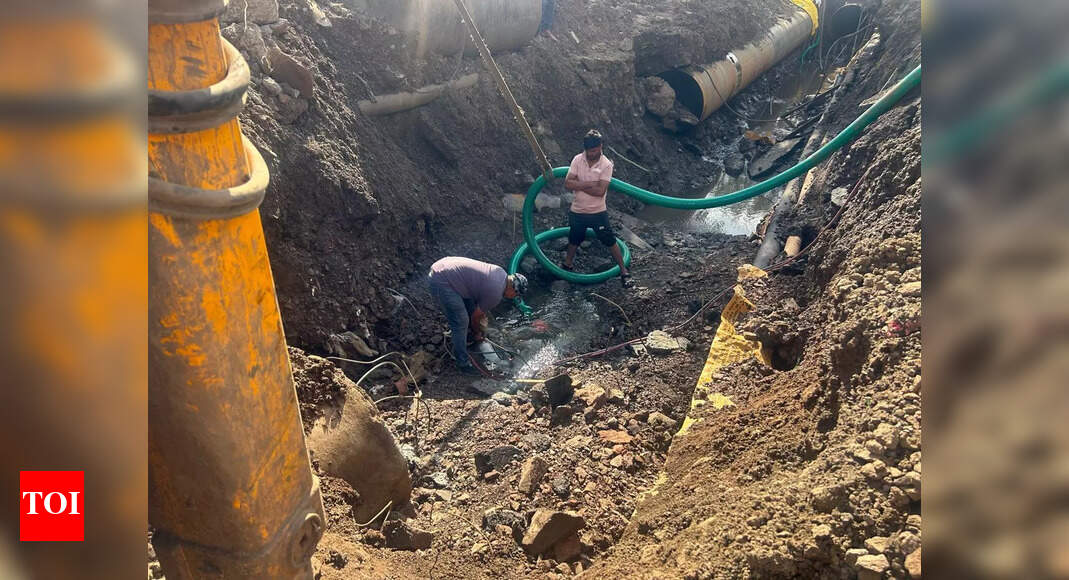 पुणे: मेट्रो वर्क्स दरम्यान मुख्य पाइपलाइन खराब झाल्यामुळे पिंप्री चिंचवडच्या काही भागात पाणीपुरवठा विस्कळीत झाला