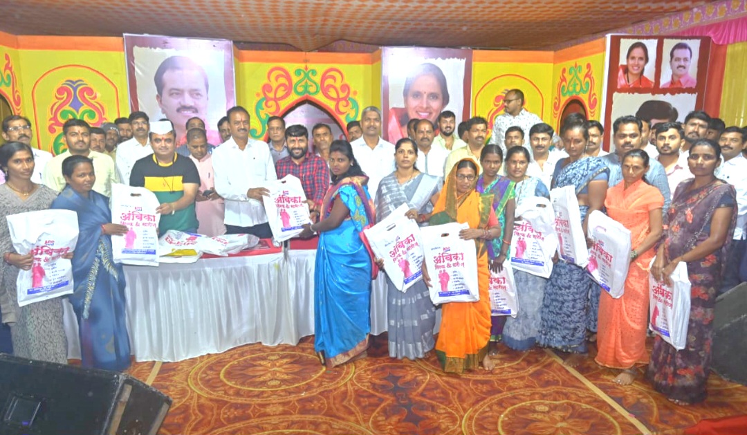 सणसवाडी दुर्गामाता उत्सवात समाजोपयोगी उपक्रम 