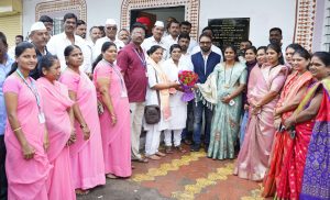 कोलवडी साष्टे प्राथमिक आरोग्य उपकेंद्रचे आ माऊली आबा कटके यांच्या हस्ते उद्घाटन