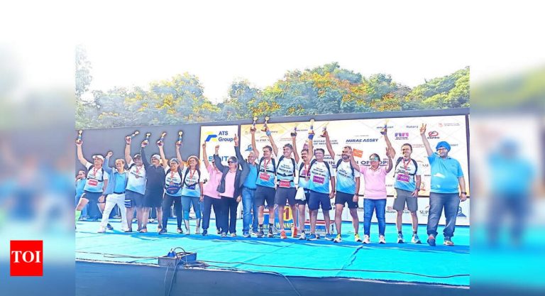 पुणे: हजारो ‘पीसीएमसी रनथॉन ऑफ होप’ मध्ये धावतात