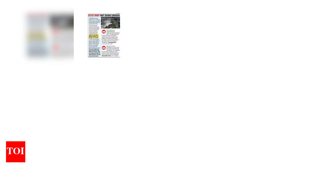 कार्यकर्ते बांधकाम साइट प्रदूषणापेक्षा पुणे सिव्हिक बॉडीला कॉल करतात