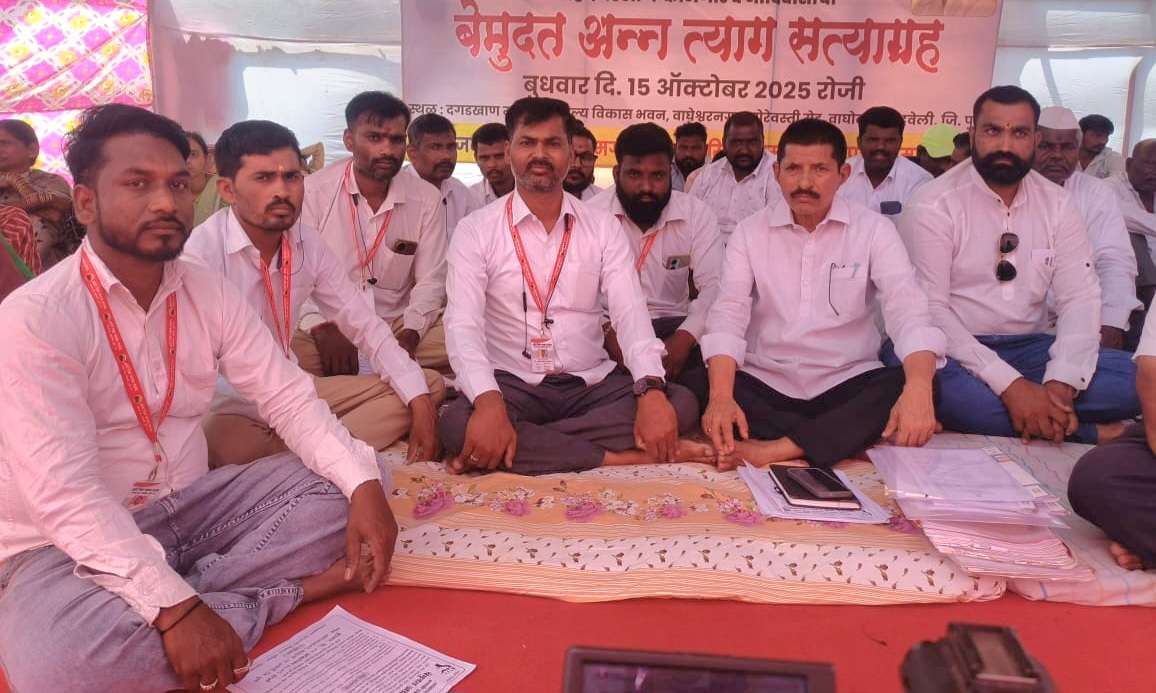 सत्याग्रहात दगडखाण कामगारांचा आक्रमक होण्याचा निर्धार-जिल्हाधिकाऱ्याना लिखीत इशारा