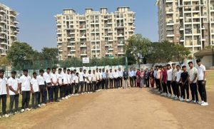 जेएसपीएम भिवराबाई सावंत पॉलिटेक्निक वाघोली येथे क्रिकेटचे भव्य सामने