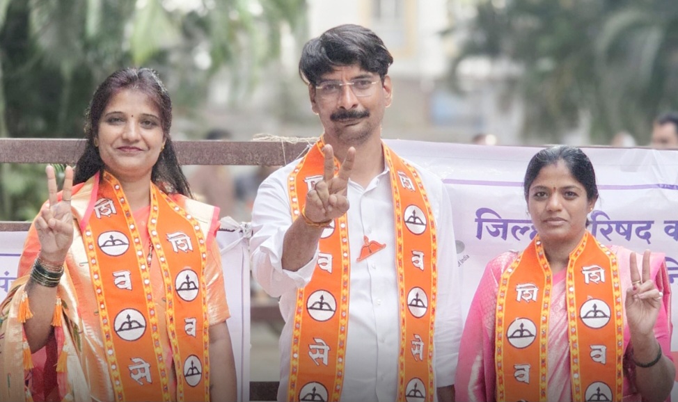 लोणीकंद–पेरणे गटात तिरंगी लढत शिवसेनेचे योगेश झुरुंगे यांची प्रचारात आघाडी