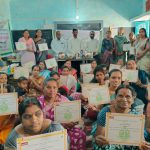 थोरांदळे येथे भारतीय उद्योजिका विकास संस्था यांच्या पुढाकारातून महिला उद्योजिकांना एमएसडीपी प्रमाणपत्र वितरण